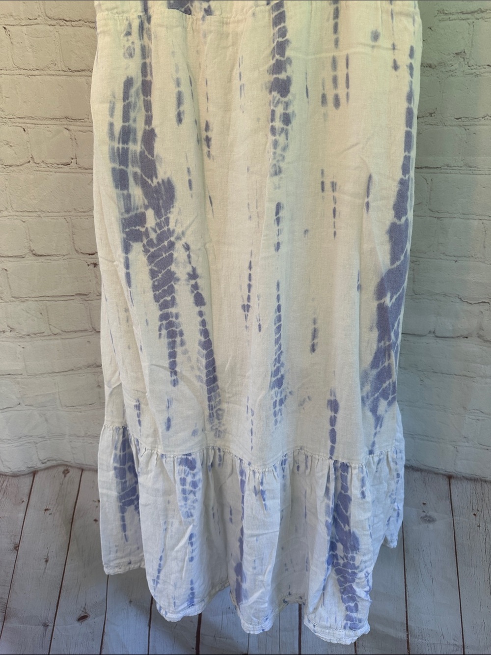 Rails Delilah Cloud Tie-Dye Midi Sundress linen blend size M - Picture 9 of 10